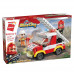 Set de constructie Qman Camion de Pompieri cu Scara 101 piese