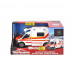 Ambulanta metalica Majorette Mercedes-Benz Sprinter cu lumini si sunete 12.5 cm