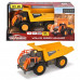 Basculanta metalica Majorette Volvo Rigid Hauler cu lumini si sunete 20 cm