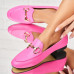 Pantofi dama casual Roz din Piele Ecologica Pauline