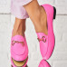 Pantofi dama casual Roz din Piele Ecologica Pauline