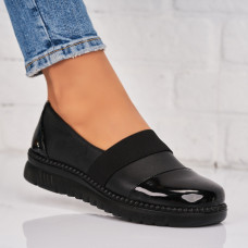 Pantofi dama casual Negri din Piele Ecologica Janelle Pantofi dama casual Negri din Piele Ecologica Janelle