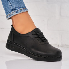 Pantofi dama casual Negri din Piele Ecologica Analia Pantofi dama casual Negri din Piele Ecologica Analia