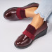 Pantofi dama casual Bordo din Piele Ecologica Daizy