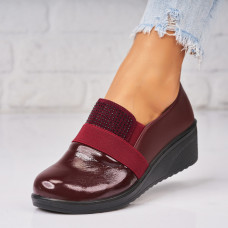 Pantofi dama casual Bordo din Piele Ecologica Daizy Pantofi dama casual Bordo din Piele Ecologica Daizy