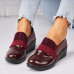 Pantofi dama casual Bordo din Piele Ecologica Daizy