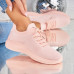 Adidasi Dama Roz din Textil Lazera