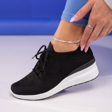 Adidasi Dama Negri din Textil Lazera Adidasi Dama Negri din Textil Lazera