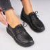 Pantofi dama casual Negri din Piele Ecologica Gemay