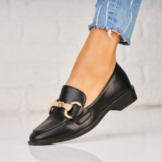 Pantofi dama casual Negri din Piele Ecologica Kaarj