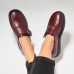 Pantofi dama casual Bordo din Piele Ecologica Enya