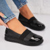 Pantofi dama casual Negri din Piele Ecologica Janelle