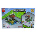 Set de constructie Leduo, MyWorld of Minecraft 2 in 1 cu efecte luminoase, 381 piese tip lego