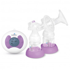 Pompa electrica cu doua faze pentru ambii sani BAYBY BBP 1020, 9 intesitati de vacuum, Ecran LCD, Alb/Mov Pompa electrica cu doua faze pentru ambii sani BAYBY BBP 1020, 9 intesitati de vacuum, Ecran LCD, Alb/Mov