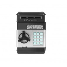 Pusculita metalica tip seif, Deschidere cu Cod PIN, Negru, Welora