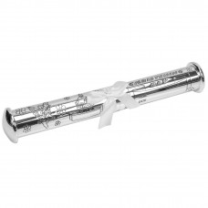 Suport argintat pentru certificatul de botez Celebrations