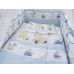 Lenjerie MyKids Teddy Play Blue M2 4+1 Piese 120x60