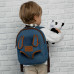 Rucsac Jeans cu jucarie Ursulet Panda de Plus